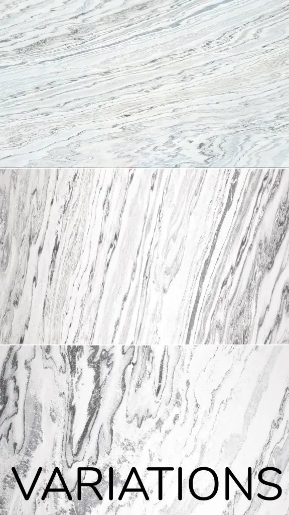 Zestaw Bookmatching z 6 paneli akustycznych Slate-Lite ARCTIC WHITE, 240 × 60 cm