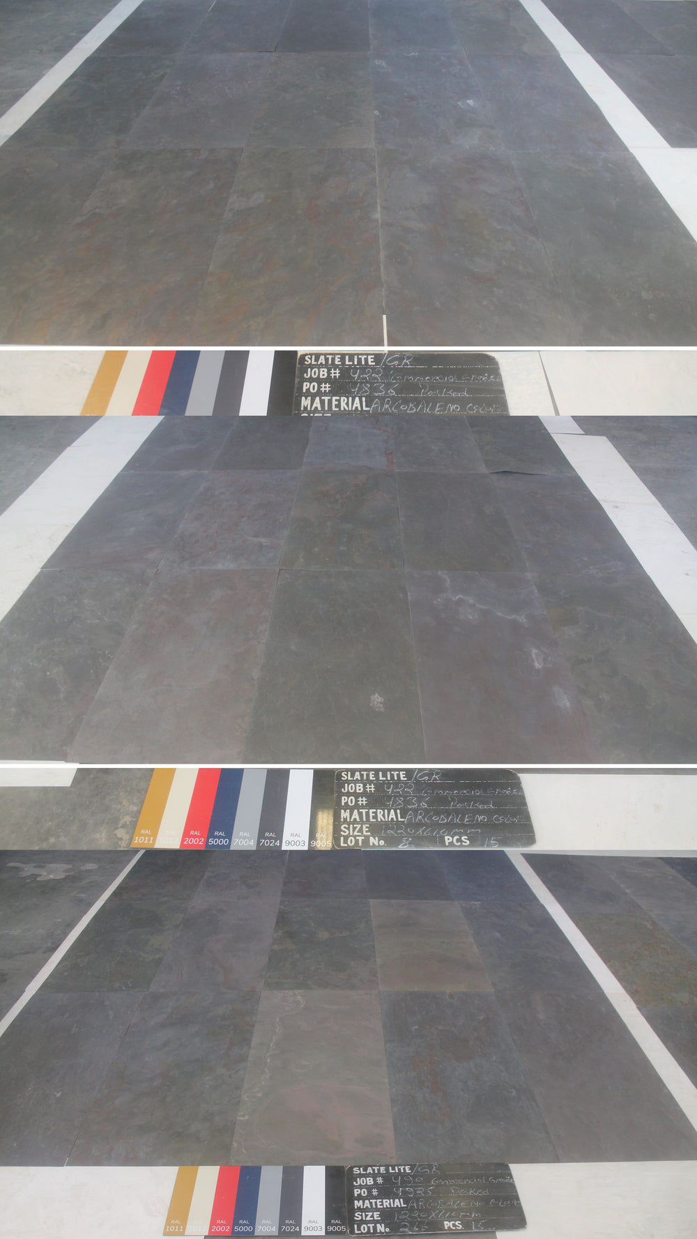 Slate Lite Arcobaleno Colore 110x55 cm (mixed)