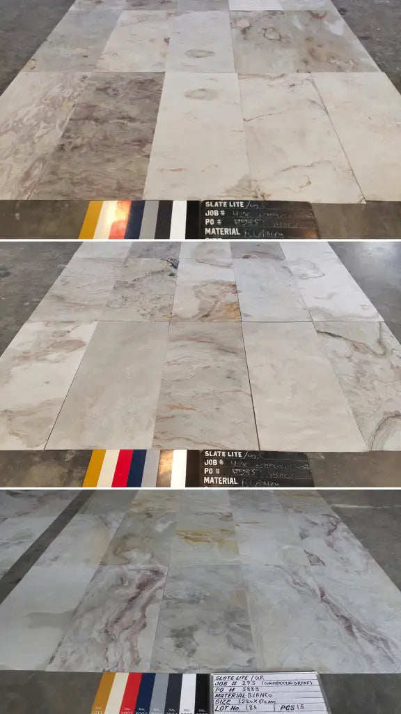 Slate-Lite Blanco 110 × 55 cm (partia mieszana)