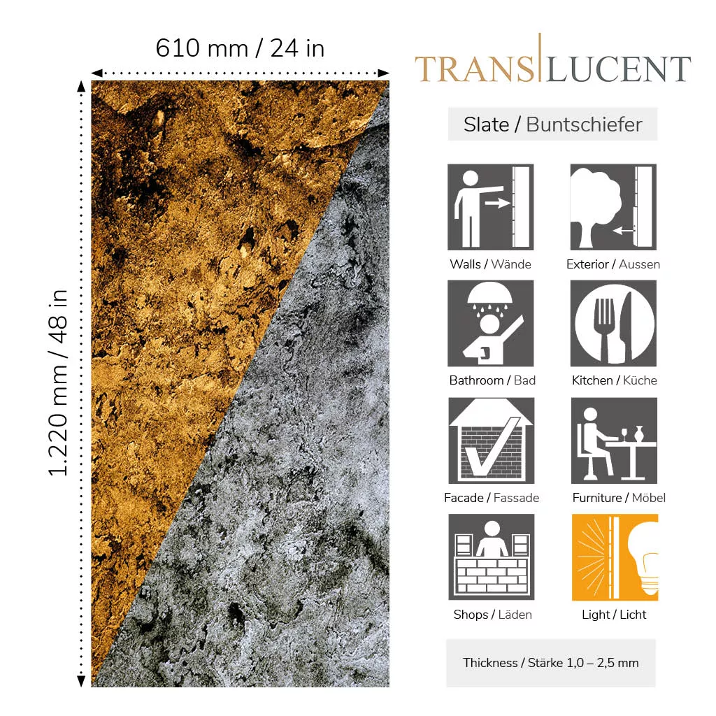 Translucent California Gold 122x61